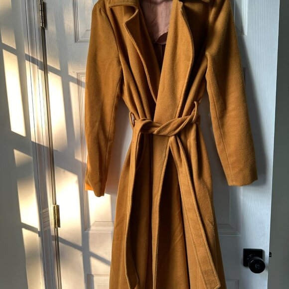 Free People Sierra Wool Coat in Golden Canyon - Picture 2 of 4